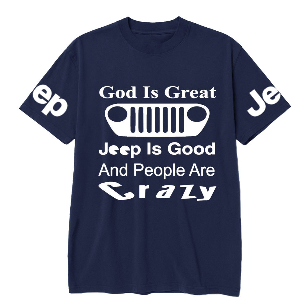 God Is Great, Jp Is Good and People Are Crazy Jp Grille T-Shirt