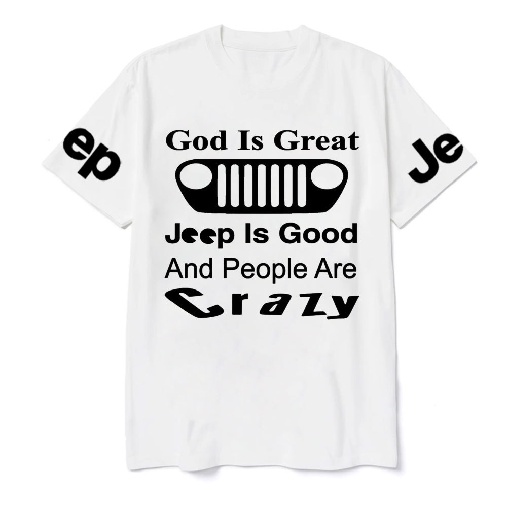 God Is Great, Jp Is Good and People Are Crazy Jp Grille T-Shirt