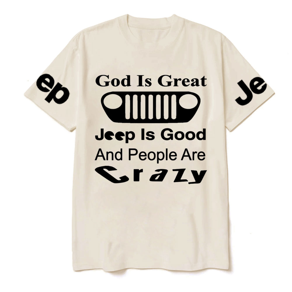 God Is Great, Jp Is Good and People Are Crazy Jp Grille T-Shirt