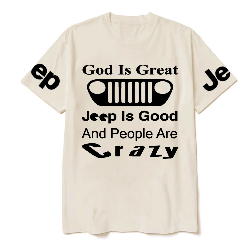 God Is Great, Jp Is Good and People Are Crazy Jp Grille T-Shirt