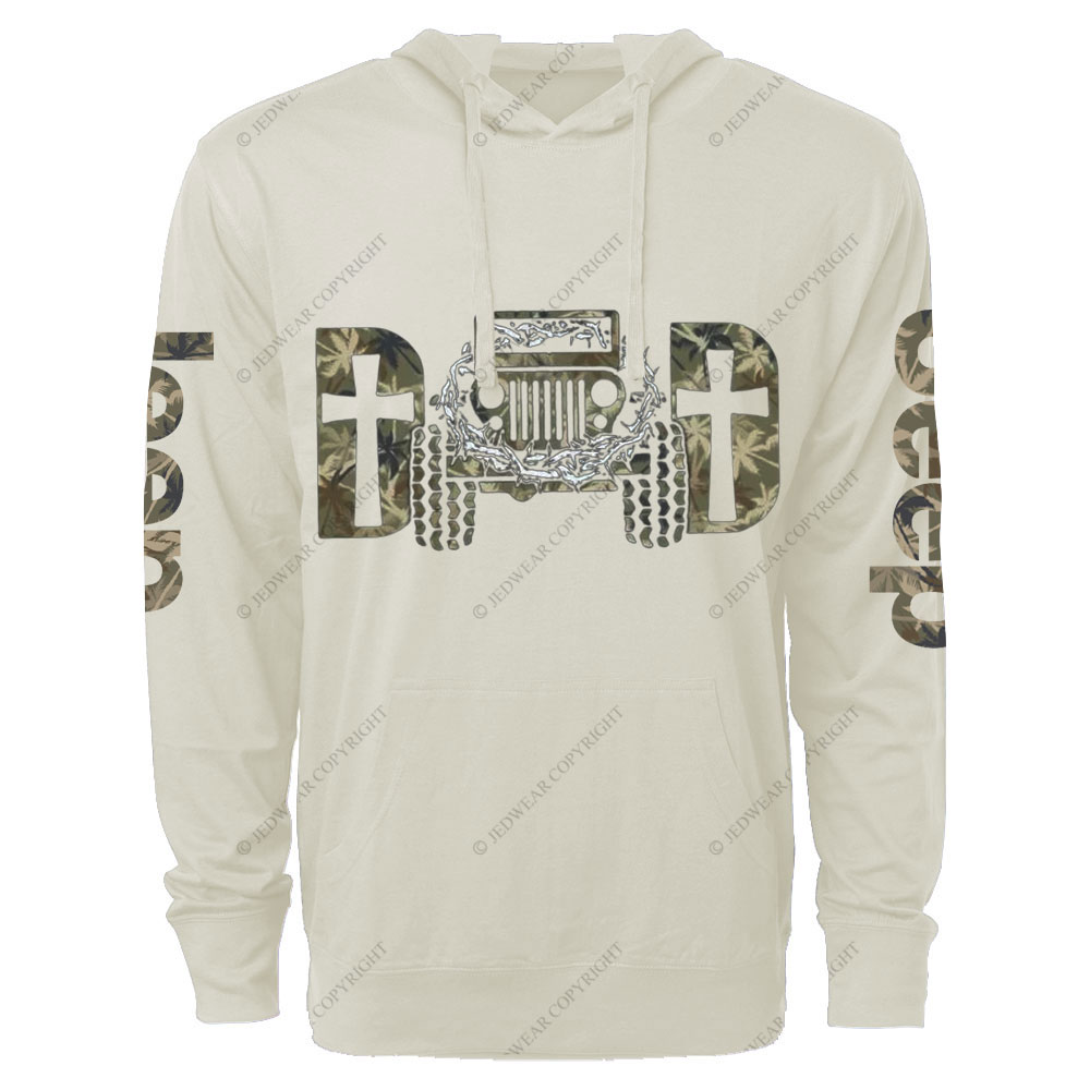 Jp Dad Religious Oversized Lightweight Hoodie