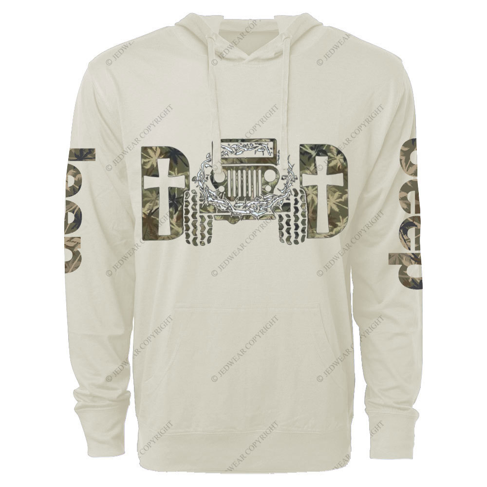 Jp Dad Religious Oversized Lightweight Hoodie