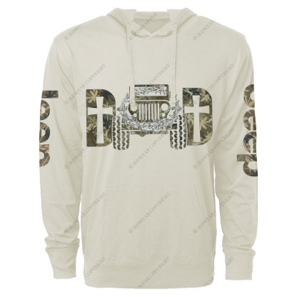 Jp Dad Religious Oversized Lightweight Hoodie