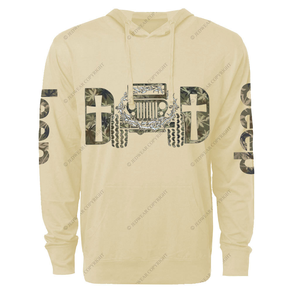 Jp Dad Religious Oversized Lightweight Hoodie