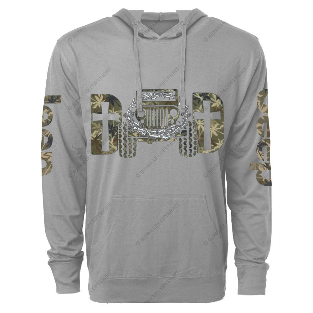 Jp Dad Religious Oversized Lightweight Hoodie