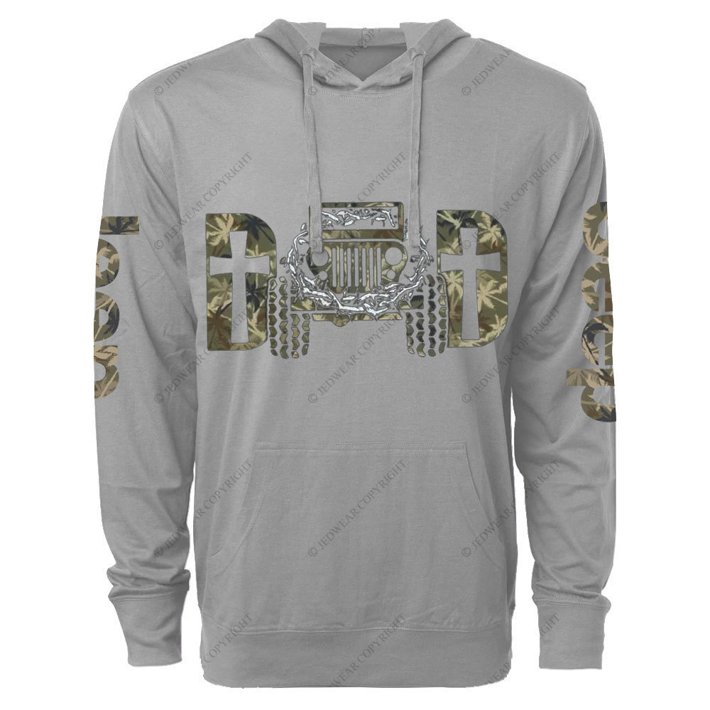 Jp Dad Religious Oversized Lightweight Hoodie