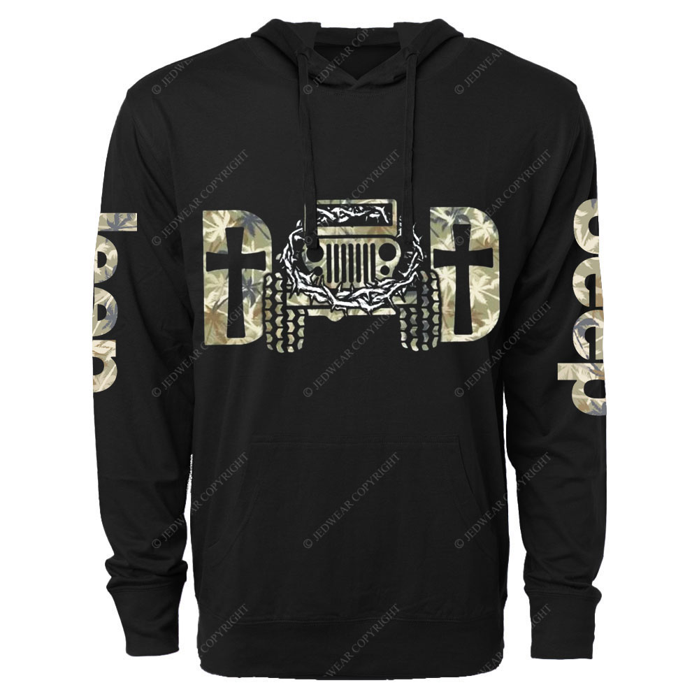 Jp Dad Religious Oversized Lightweight Hoodie