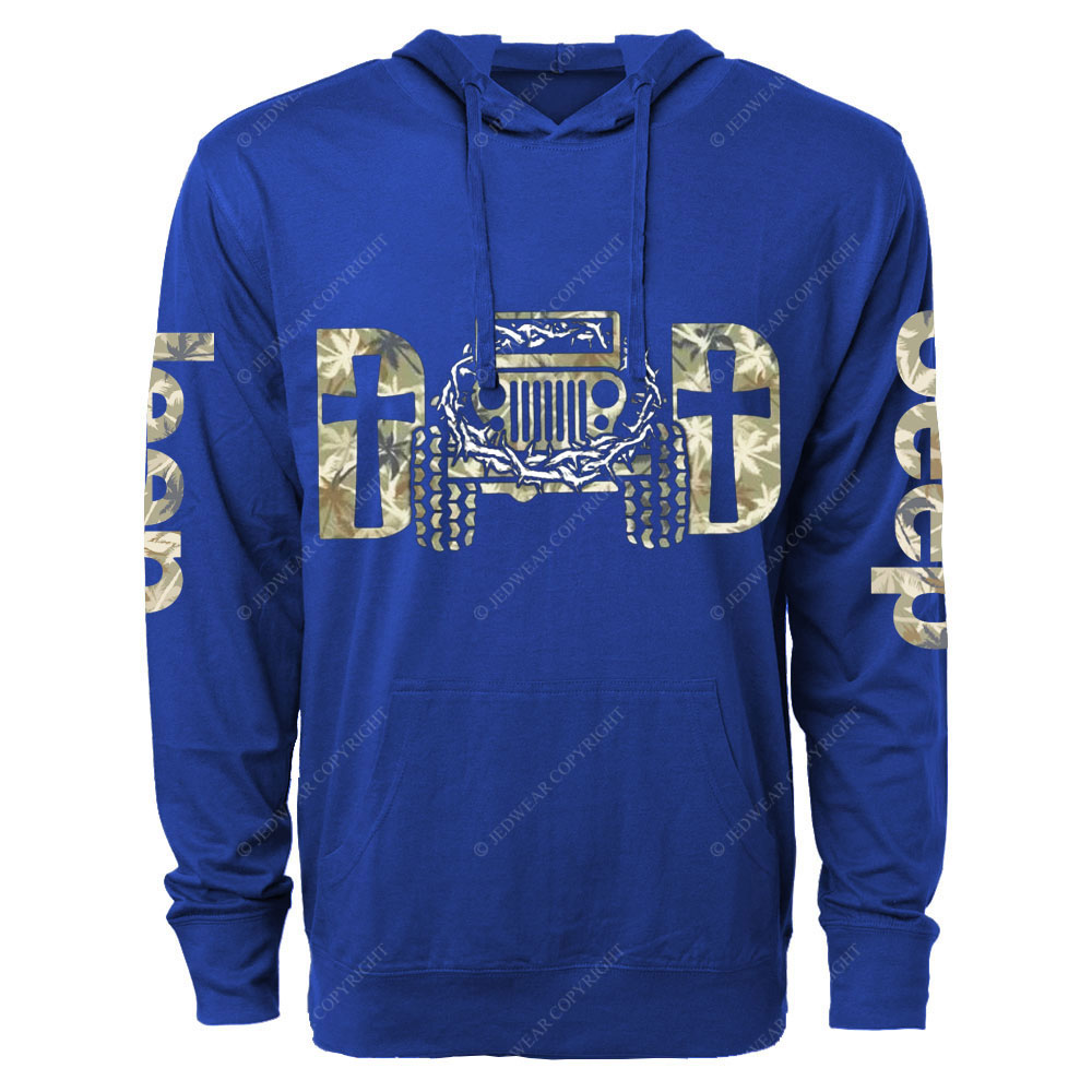 Jp Dad Religious Oversized Lightweight Hoodie