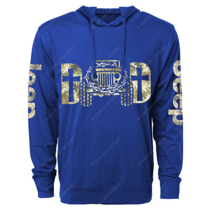 Jp Dad Religious Oversized Lightweight Hoodie