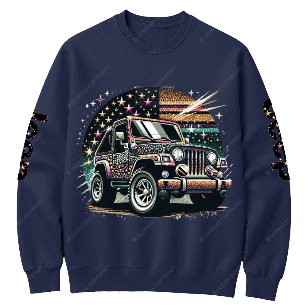 Jp with Bling Crew Neck Sweatshirt