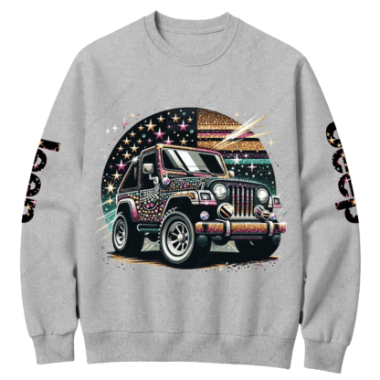 Jp with Bling Crew Neck Sweatshirt