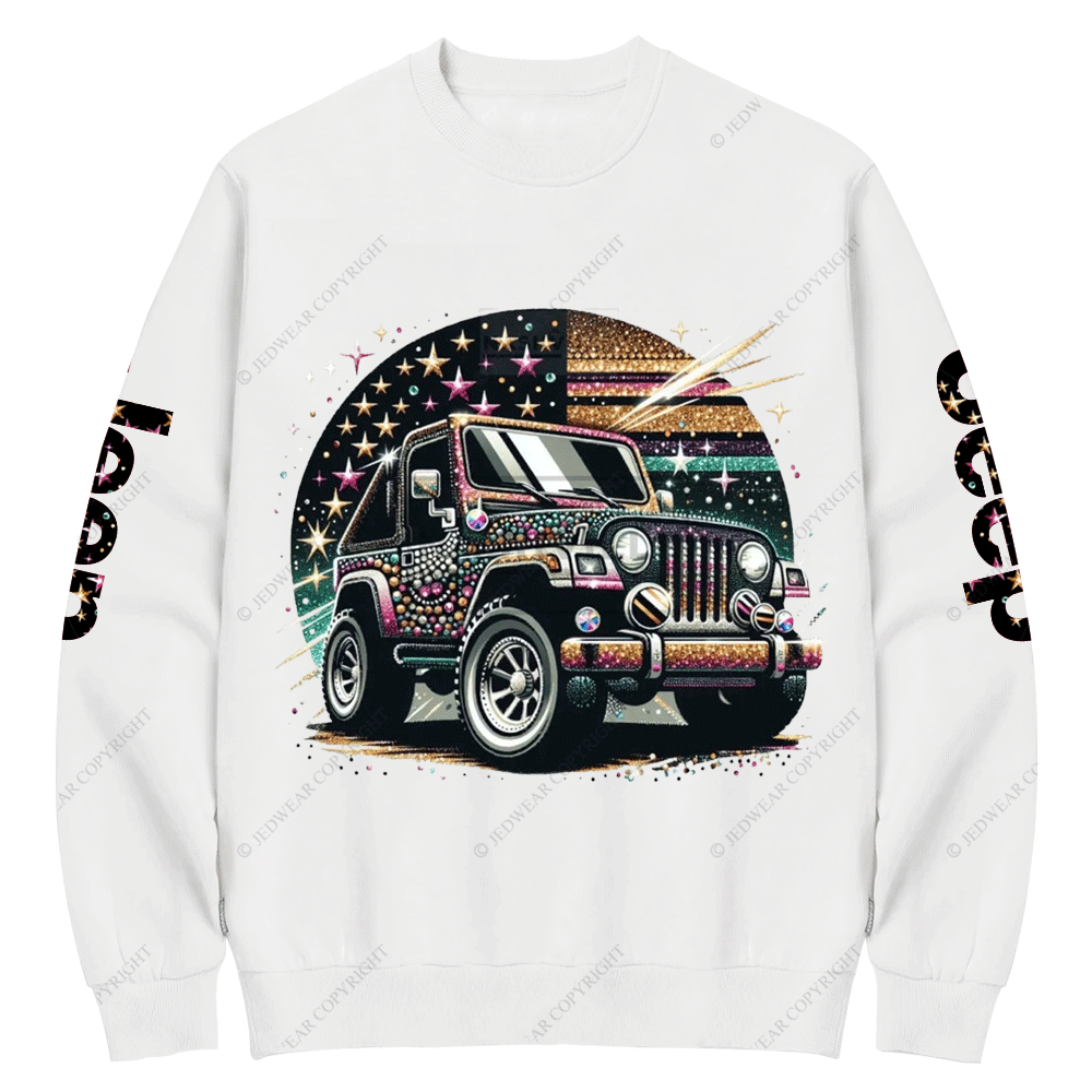 Jp with Bling Crew Neck Sweatshirt