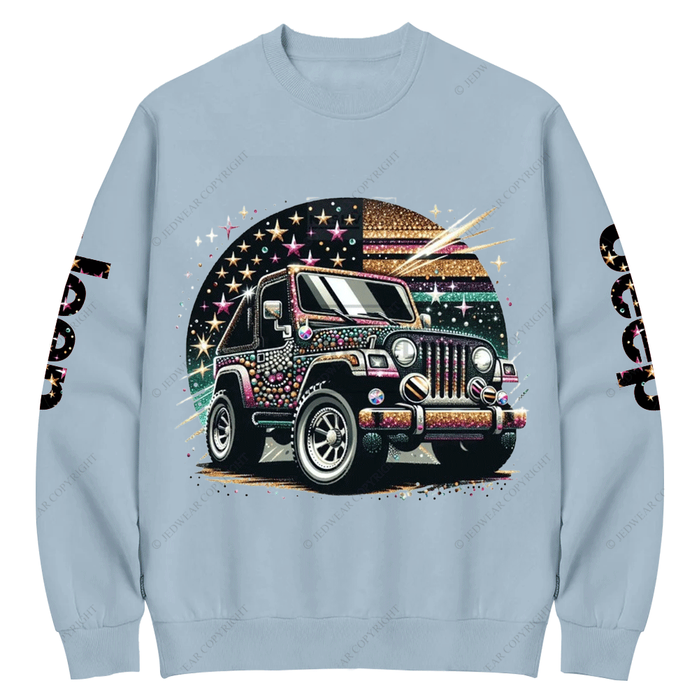 Jp with Bling Crew Neck Sweatshirt