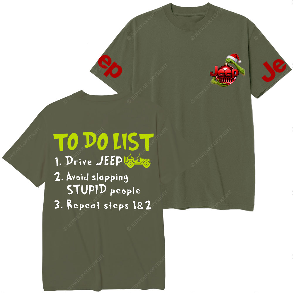 Jp Christmas To Do List T-Shirt