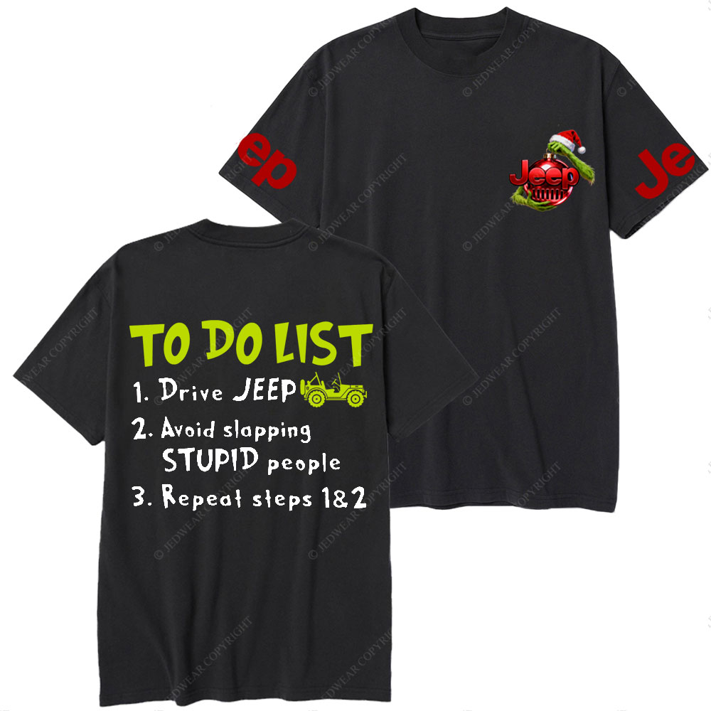 Jp Christmas To Do List T-Shirt