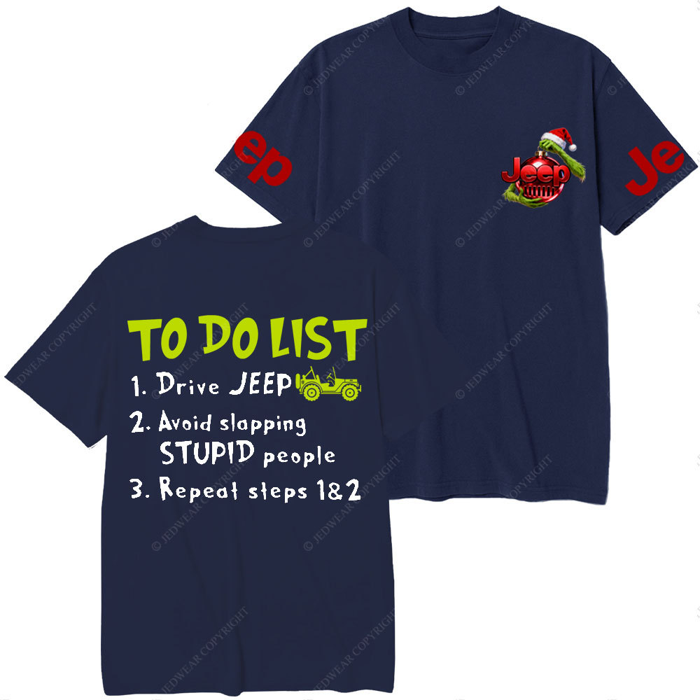 Jp Christmas To Do List T-Shirt