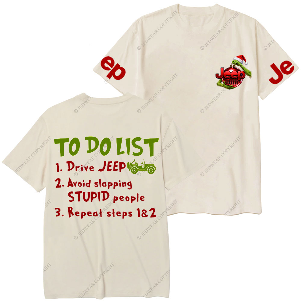 Jp Christmas To Do List T-Shirt