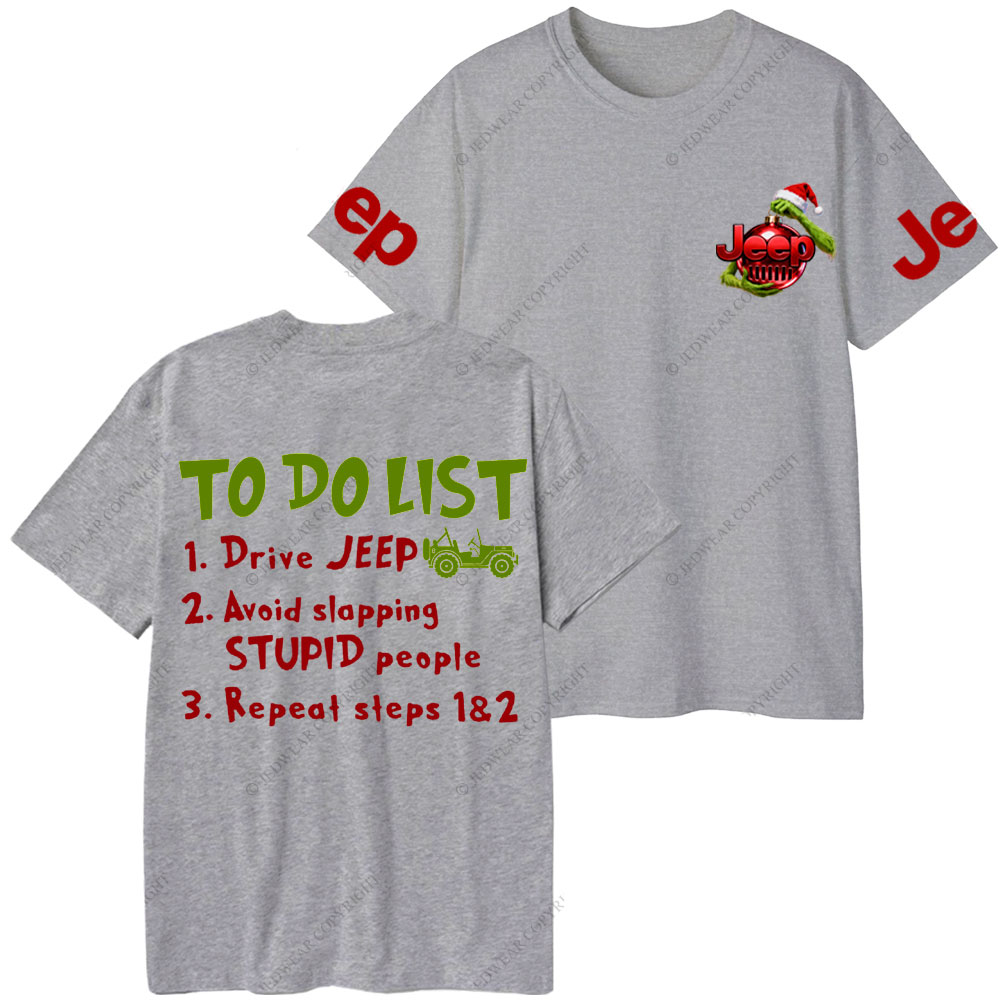 Jp Christmas To Do List T-Shirt