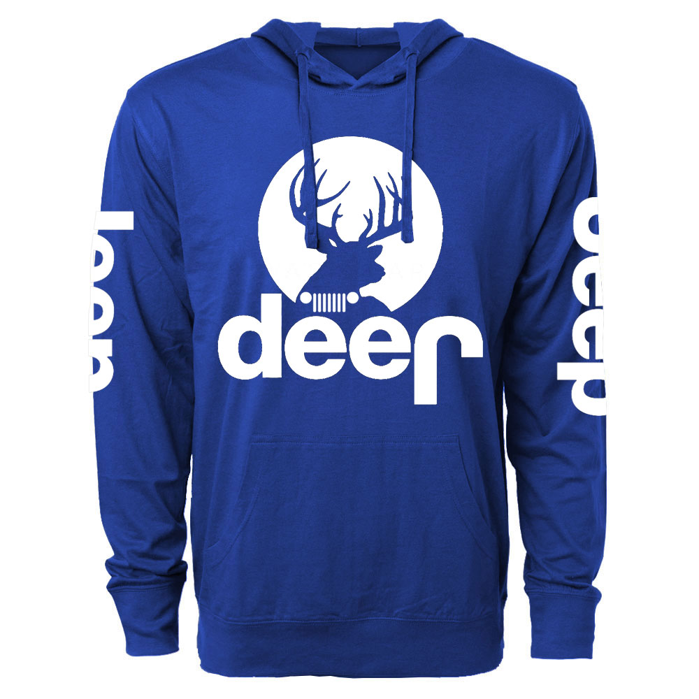 Funny Deer Jp Oversized Lightweight Hoodie