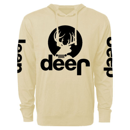 Funny Deer Jp Oversized Lightweight Hoodie