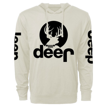 Funny Deer Jp Oversized Lightweight Hoodie