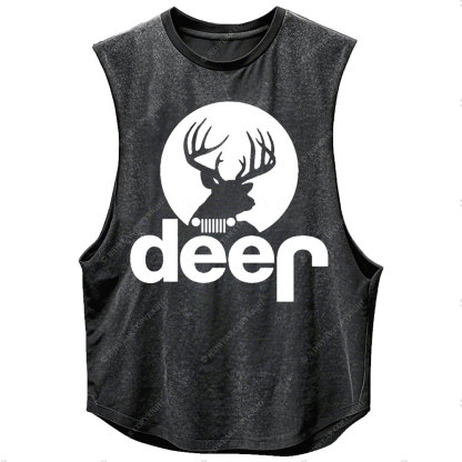 Funny Deer Jp Men Tank