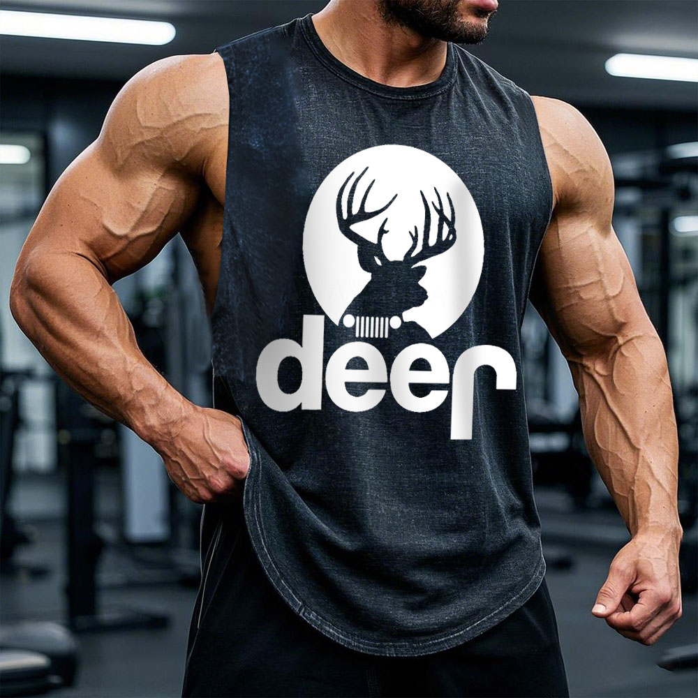 Funny Deer Jp Men Tank