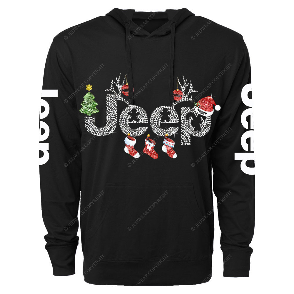 Jp Christmas Diamond Logo Oversized Lightweight Hoodie