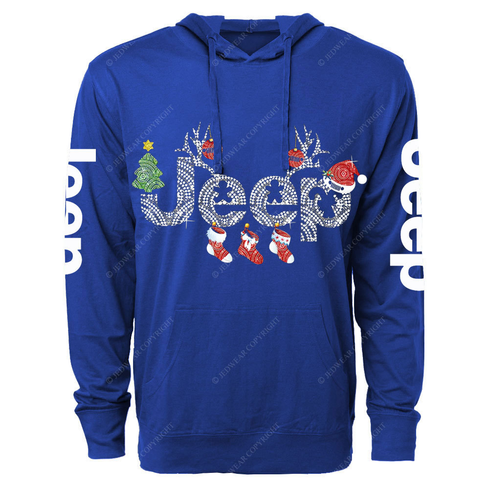 Jp Christmas Diamond Logo Oversized Lightweight Hoodie