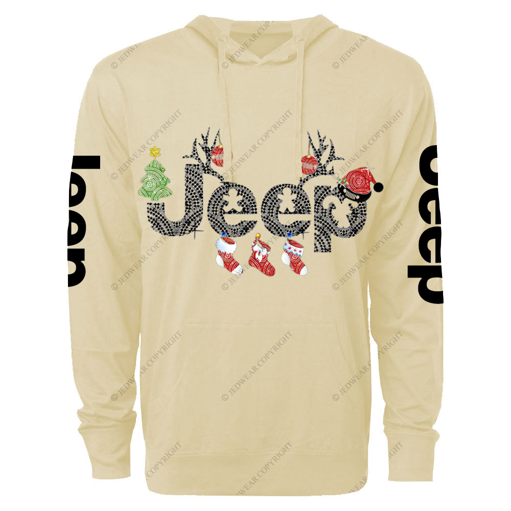 Jp Christmas Diamond Logo Oversized Lightweight Hoodie