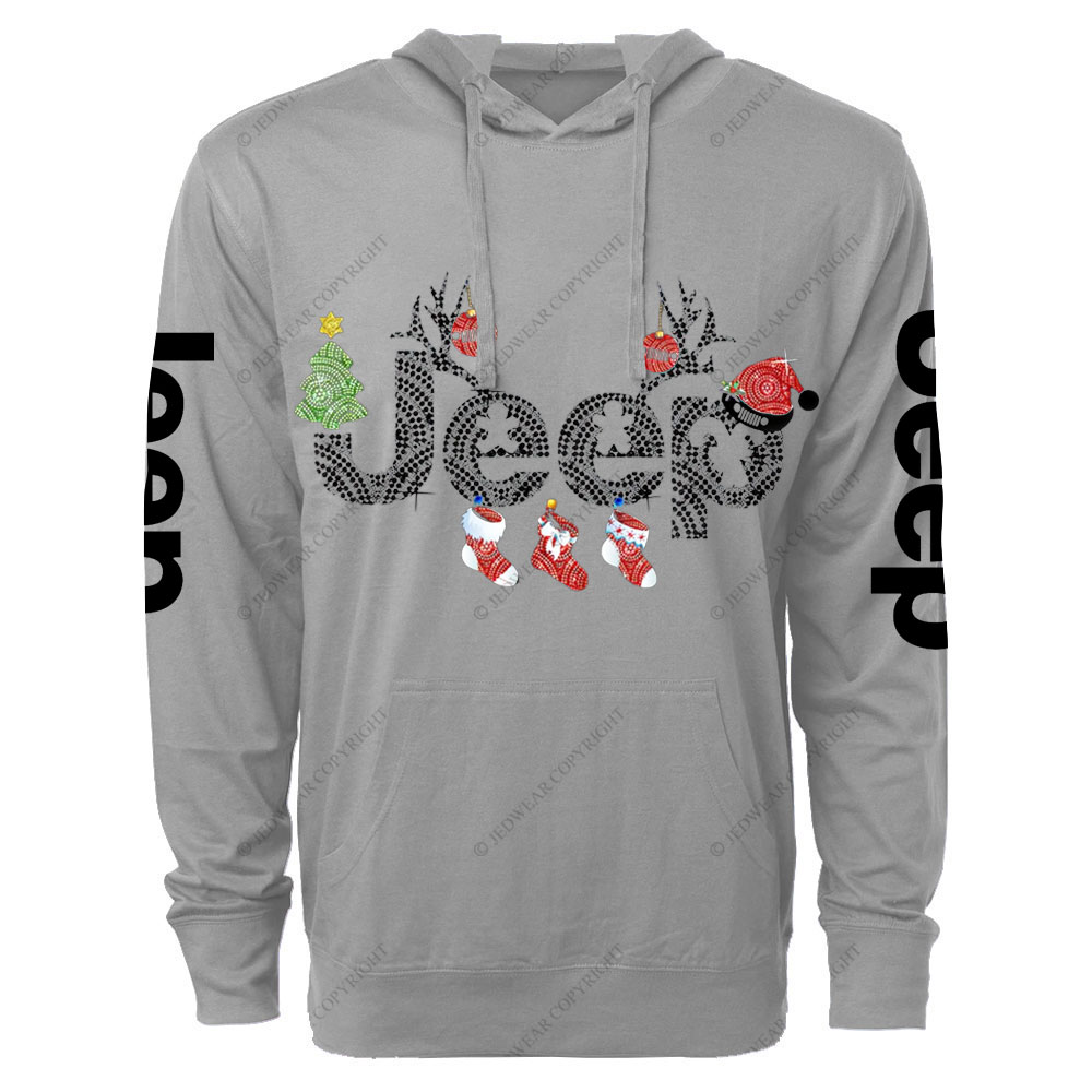 Jp Christmas Diamond Logo Oversized Lightweight Hoodie