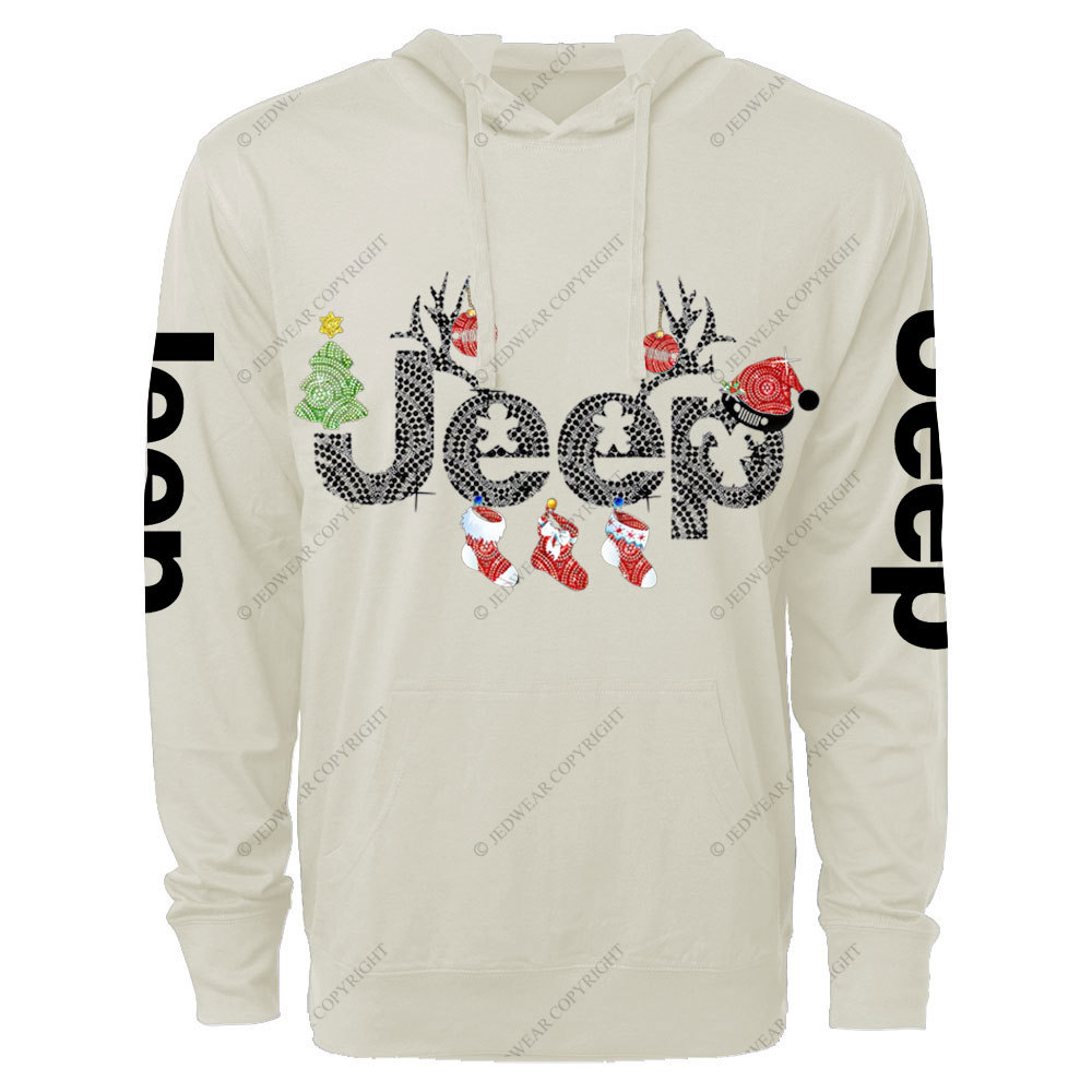 Jp Christmas Diamond Logo Oversized Lightweight Hoodie