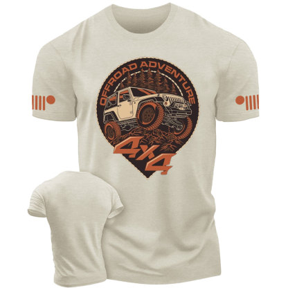 Offroad Adventure 4x4 Car Vehicle Jp Badges T-Shirt