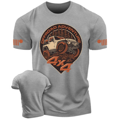 Offroad Adventure 4x4 Car Vehicle Jp Badges T-Shirt