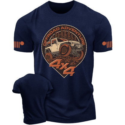 Offroad Adventure 4x4 Car Vehicle Jp Badges T-Shirt