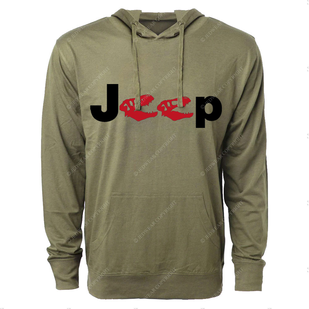 Jp Dinosaur Park Oversized Lightweight Hoodie