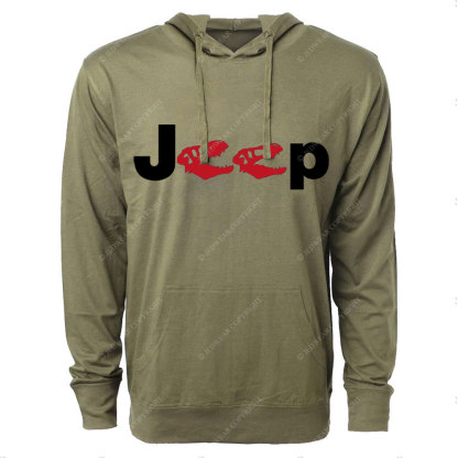 Jp Dinosaur Park Oversized Lightweight Hoodie