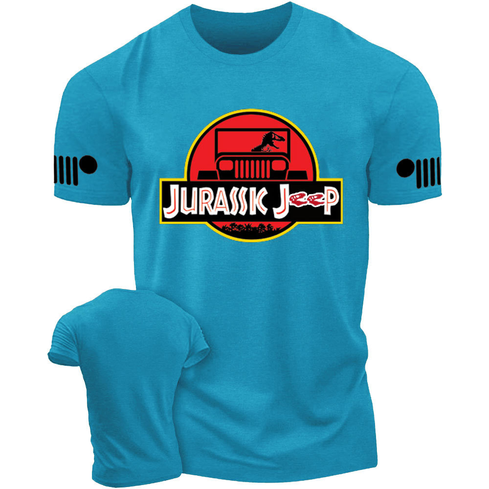 Jurassic Jp with Dinosaur T-shirt
