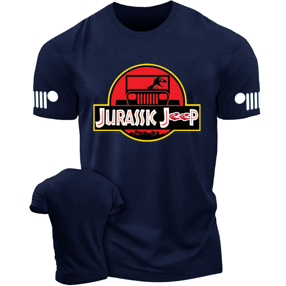 Jurassic Jp with Dinosaur T-shirt
