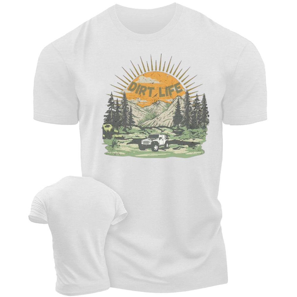 Dirt Life Adventure Unisex T-Shirt - Mountain Expedition Series