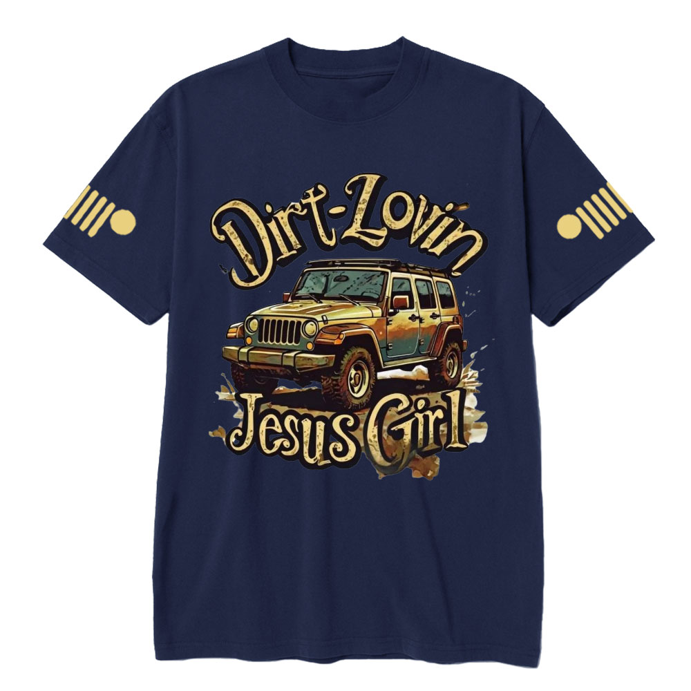 Dirt Lovin Jesus Girl Comfort Colors Jp T-Shirt