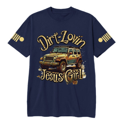 Dirt Lovin Jesus Girl Comfort Colors Jp T-Shirt