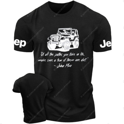 Dirt Path John Muir Quote Jp Funny T-Shirt