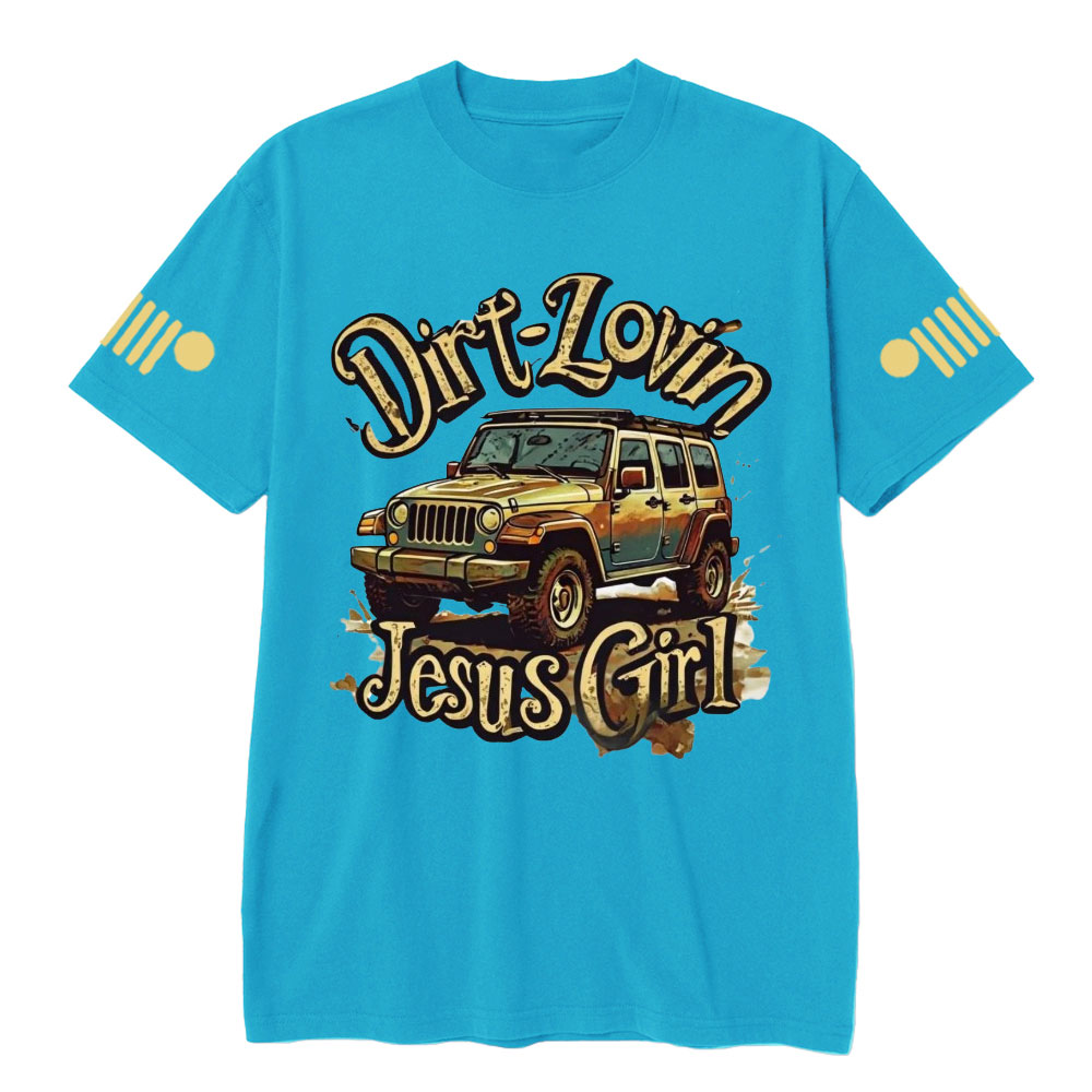 Dirt Lovin Jesus Girl Comfort Colors Jp T-Shirt