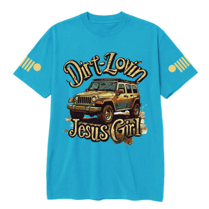 Dirt Lovin Jesus Girl Comfort Colors Jp T-Shirt