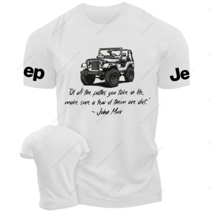 Dirt Path John Muir Quote Jp Funny T-Shirt