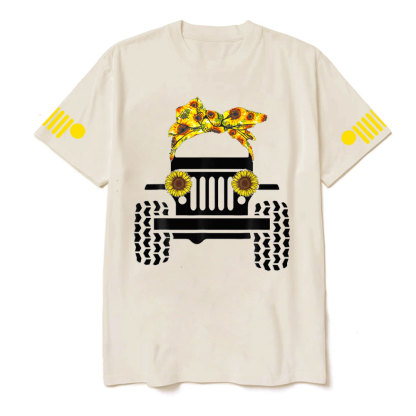 Cute Jps Sunflower Floral Flowers T-shirt