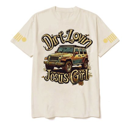 Dirt Lovin Jesus Girl Comfort Colors Jp T-Shirt