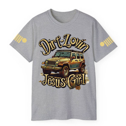 Dirt Lovin Jesus Girl Comfort Colors Jp T-Shirt