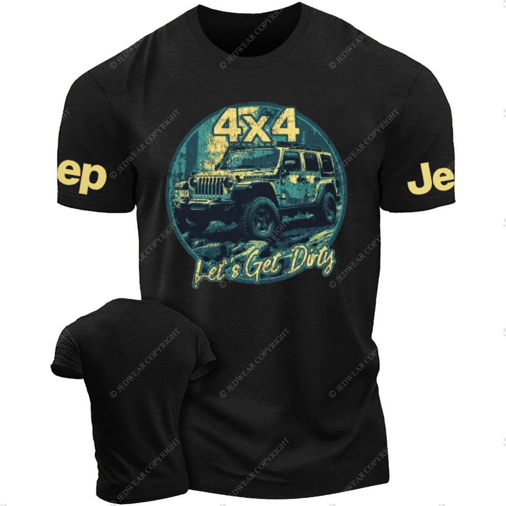 Let's Get Dirty 4x4 Off-road Jp T-Shirt
